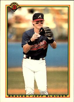1990 Bowman - Limited Edition (Tiffany) #15 Jeff Blauser Front