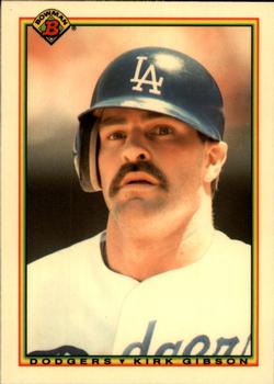 1990 Bowman - Limited Edition (Tiffany) #97 Kirk Gibson Front