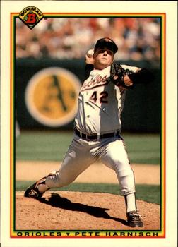 1990 Bowman - Limited Edition (Tiffany) #247 Pete Harnisch Front