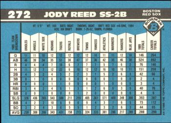 1990 Bowman - Limited Edition (Tiffany) #272 Jody Reed Back