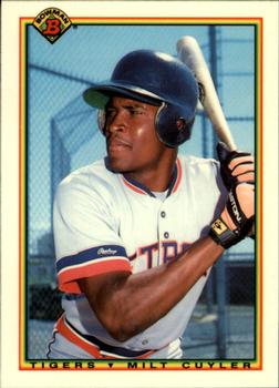 1990 Bowman - Limited Edition (Tiffany) #358 Milt Cuyler Front