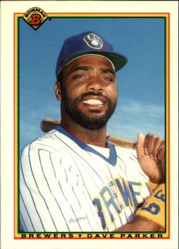 1990 Bowman - Limited Edition (Tiffany) #398 Dave Parker Front