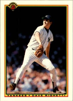 1990 Bowman - Limited Edition (Tiffany) #426 Dave Righetti Front