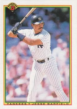 1990 Bowman - Limited Edition (Tiffany) #433 Jesse Barfield Front