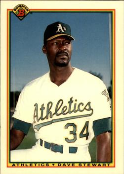 1990 Bowman - Limited Edition (Tiffany) #449 Dave Stewart Front