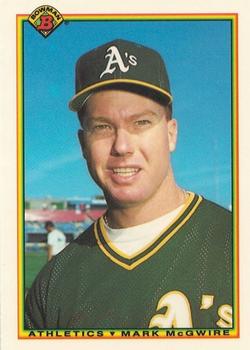 1990 Bowman - Limited Edition (Tiffany) #454 Mark McGwire Front