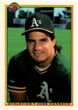 1990 Bowman - Limited Edition (Tiffany) #460 Jose Canseco Front