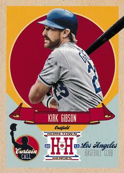 2013 Panini Hometown Heroes - Curtain Call #CC10 Kirk Gibson Front