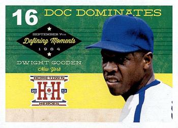 2013 Panini Hometown Heroes - Defining Moments #DM7 Dwight Gooden Front