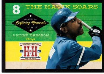 2013 Panini Hometown Heroes - Defining Moments Black #DM8 Andre Dawson Front