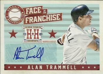 2013 Panini Hometown Heroes - Face of the Franchise Signatures #FFAT Alan Trammell Front