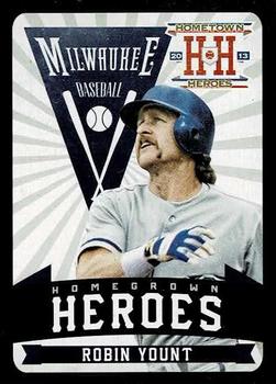 2013 Panini Hometown Heroes - Homegrown Heroes Black #HH18 Robin Yount Front