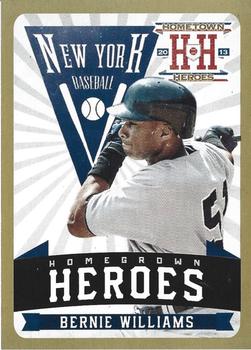 2013 Panini Hometown Heroes - Homegrown Heroes Gold #HH8 Bernie Williams Front
