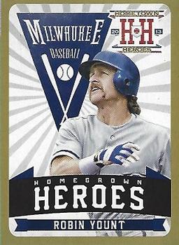 2013 Panini Hometown Heroes - Homegrown Heroes Gold #HH18 Robin Yount Front