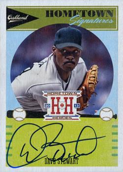 2013 Panini Hometown Heroes - Hometown Signatures #HSDS Dave Stewart Front
