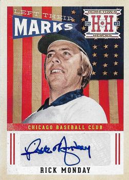 2013 Panini Hometown Heroes - Left Their Marks Autographs #LMRM Rick Monday Front