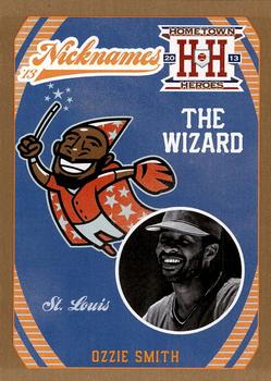 2013 Panini Hometown Heroes - Nicknames Gold #N17 Ozzie Smith Front