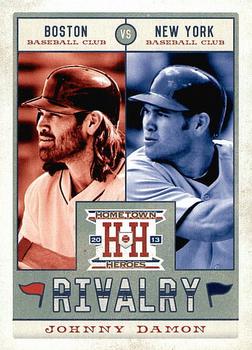 2013 Panini Hometown Heroes - Rivalry #R1 Johnny Damon Front