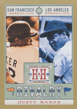 2013 Panini Hometown Heroes - Rivalry Gold #R15 Dusty Baker Front