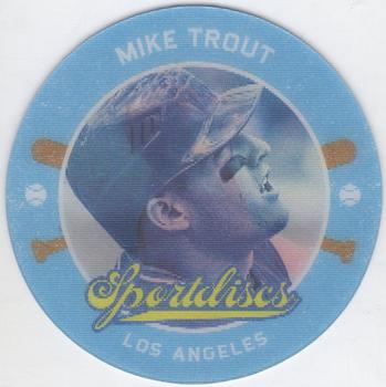 2013 Panini Hometown Heroes - Sport Discs Black #SD2 Mike Trout Front