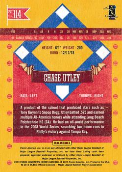 2013 Panini Hometown Heroes - States #114 Chase Utley Back