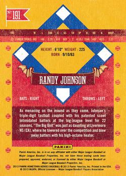 2013 Panini Hometown Heroes - States #191 Randy Johnson Back