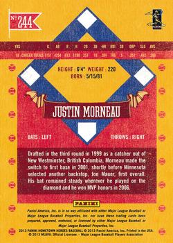 2013 Panini Hometown Heroes - States #244 Justin Morneau Back