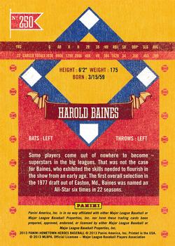 2013 Panini Hometown Heroes - States #250 Harold Baines Back