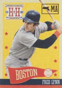 2013 Panini Hometown Heroes - States #10 Fred Lynn Front