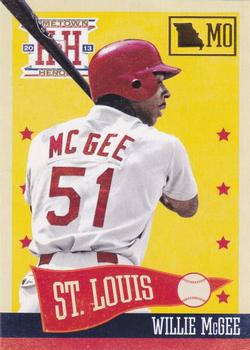 2013 Panini Hometown Heroes - States #252 Willie McGee Front
