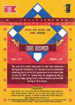 2013 Panini Hometown Heroes - States #99 Eric Hosmer Back