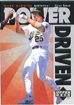 1996 Upper Deck - Power Driven #PD10 Mark McGwire Front