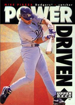 1996 Upper Deck - Power Driven #PD12 Mike Piazza Front