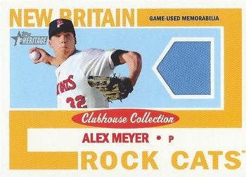 2013 Topps Heritage Minor League - Clubhouse Collection Relics #CCR-AM Alex Meyer Front