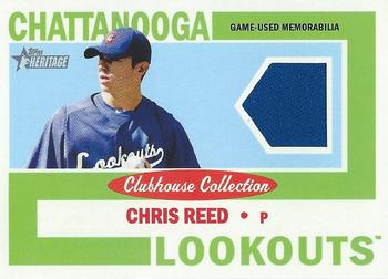 2013 Topps Heritage Minor League - Clubhouse Collection Relics #CCR-CR Chris Reed Front