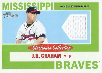 2013 Topps Heritage Minor League - Clubhouse Collection Relics #CCR-JG J.R. Graham Front