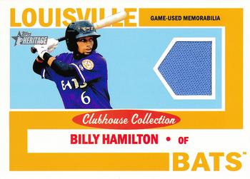 2013 Topps Heritage Minor League - Clubhouse Collection Relics #CCR-BH Billy Hamilton Front