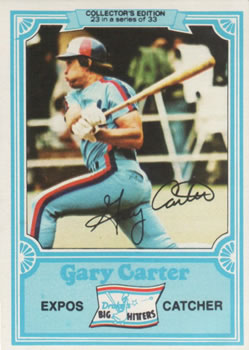 1981 Topps Drake's Big Hitters #23 Gary Carter Front
