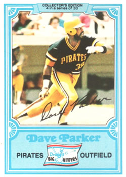 1981 Topps Drake's Big Hitters #4 Dave Parker Front