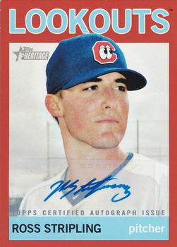 2013 Topps Heritage Minor League - Real One Autographs Red #ROA-RS Ross Stripling Front