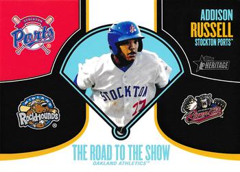 2013 Topps Heritage Minor League - Road to the Show #RTTS-AR Addison Russell Front