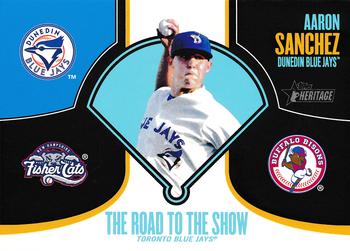 2013 Topps Heritage Minor League - Road to the Show #RTTS-AS Aaron Sanchez Front