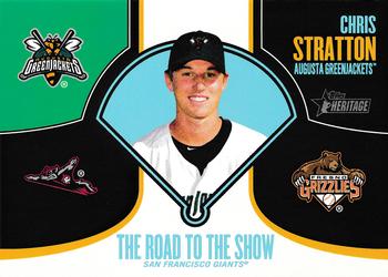 2013 Topps Heritage Minor League - Road to the Show #RTTS-CST Chris Stratton Front