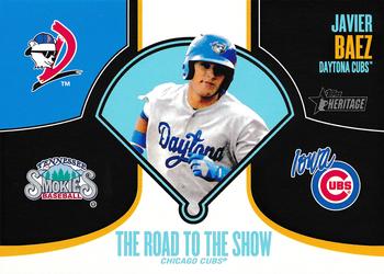 2013 Topps Heritage Minor League - Road to the Show #RTTS-JBA Javier Baez Front