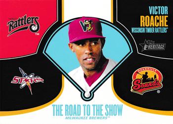 2013 Topps Heritage Minor League - Road to the Show #RTTS-VR Victor Roache Front