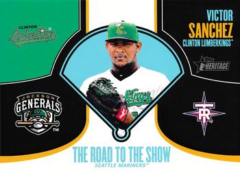 2013 Topps Heritage Minor League - Road to the Show #RTTS-VS Victor Sanchez Front