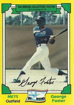 1982 Topps Drake's Big Hitters #13 George Foster Front