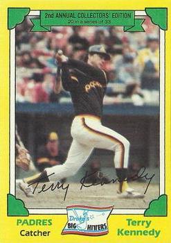 1982 Topps Drake's Big Hitters #20 Terry Kennedy Front