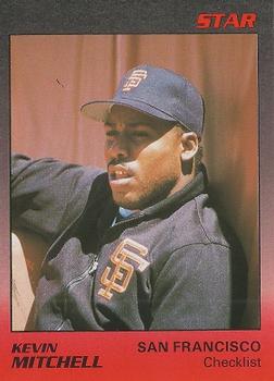 1989 Star Kevin Mitchell #1 Kevin Mitchell Front