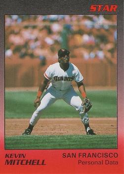 1989 Star Kevin Mitchell #8 Kevin Mitchell Front